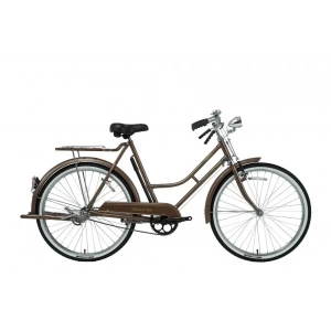 BİSAN ROADSTAR CLASSIC KADIN HİZMET BİSİKLETİ 57CM V 26 JANT 1 VİTES KAHVERENGİ SİYAH GOLD