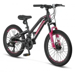 ÜMİT 2079 L-2D MOTION KIZ ÇOCUK BİSİKLETİ 254H V 20 JANT 21 VİTES SİYAH PEMBE