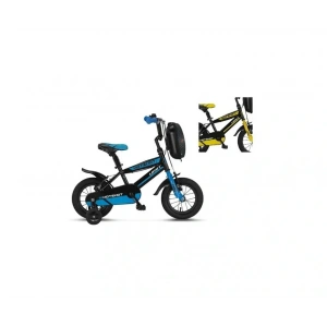 ÜMİT 1210 HOTSHOT-CANTA-V ERKEK ÇOCUK BİSİKLETİ 12 JANT SİYAH SARI