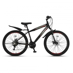 ÜMİT 2643 FASTER 2D ERKEK DAĞ BİSİKLETİ MD 26 JANT 21 VİTES SİYAH KIRMIZI