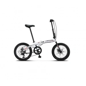 ÜMİT 2037 FOLDING-2D KATLANIR BİSİKLET 20 JANT 6 VİTES WHİTE SİLVER RED