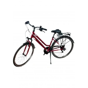 ÜMİT 2833 VENTURA L KADIN ŞEHİR BİSİKLETİ 430H V 28 JANT 21 VİTES BORDO BEYAZ