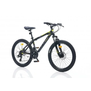 CORELLİ FELİX 2.2 ERKEK DAĞ BİSİKLETİ 355H MD 24 JANT 24 VİTES SİYAH SARI GRİ