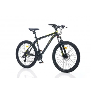CORELLİ FELİX 1.2 ERKEK DAĞ BİSİKLETİ 330H HD 24 JANT 21 VİTES SİYAH SARI GRİ
