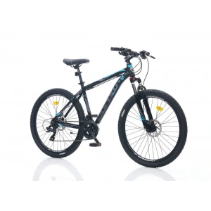 CORELLİ FELİX 1.0 ERKEK DAĞ BİSİKLETİ 381H HD 26 JANT 21 VİTES SİYAH MAVİ TURKUAZ