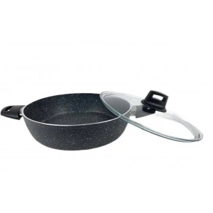 EDA COOKWARE ZETRA TENCERE BASIK GRANİT 22 CM GRİ  ZK-021