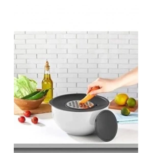 AROW CHOPPER AKILLI KARIŞTIRMA & SAKLAMA KABI RENDELİ AKRİLİK  4.6 LT 25 CM BEYAZ TR-3633