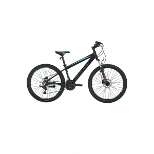 BİSAN COOPER ERKEK DAĞ BİSİKLETİ 37 CM HD 27.5 JANT 21 VİTES MAT SİYAH MAVİ