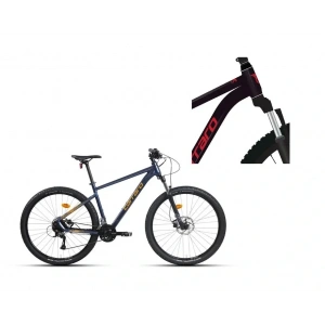 CARRARO CRX 924 ERKEK DAĞ BİSİKLETİ 400H HD 29 JANT 24 VİTES KARANLIK MOR KIRMIZI