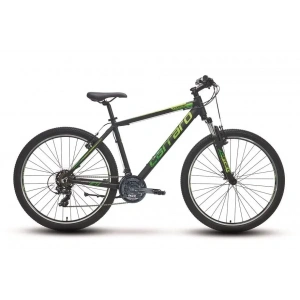 CARRARO FORCE 700 ERKEK DAĞ BİSİKLETİ 482H V 27.5 JANT 21 VİTES MAT SİYAH YEŞİL GÜMÜŞ
