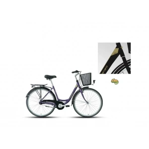 CARRARO TIFFANY 7.0 KADIN ŞEHİR BİSİKLETİ 500H KONTRA FREN 28 JANT NEX-7-V MAT SİYAH HARDAL