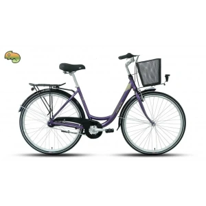 CARRARO TIFFANY 7.0 KADIN ŞEHİR BİSİKLETİ 500H KONTRA FREN 28 JANT NEX-7-V YEŞİL MOR BUKALEMUN HARDAL