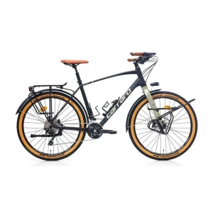 CARRARO CR-T TRAIL ERKEK ŞEHİR BİSİKLETİ 520H HD 27.5 JANT 30 VİTES MAT SİYAH YEŞİL KAMUFLAJ