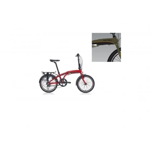 CARRARO FLEXI 108 V KATLANIR BİSİKLET 285H 20 JANT 8 VİTES MAT HAKİ SİYAH TURUNCU