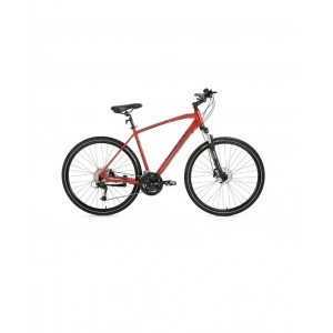 BİSAN TRX 8500 ERKEK ŞEHİR BİSİKLETİ 54CM HD 28 JANT 27 VİTES MAT KIRMIZI SİYAH