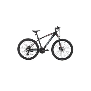 BİSAN MTX 7300 ERKEK DAĞ BİSİKLETİ 39.5 CM HD 26 JANT 24 VİTES MAT SİYAH GRİ