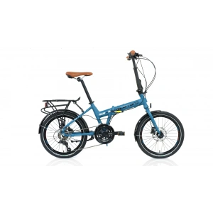 CARRARO FLEXI 121 HD KATLANIR BİSİKLET 350H 20 JANT 21 VİTES MAT PETROL YEŞİL SİYAH KROM KAHVE