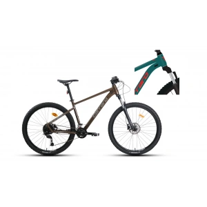 CARRARO CRX 718 ERKEK DAĞ BİSİKLETİ 360H HD 27.5 JANT 18 VİTES SATEN MAVİ CANLI KIRMIZI