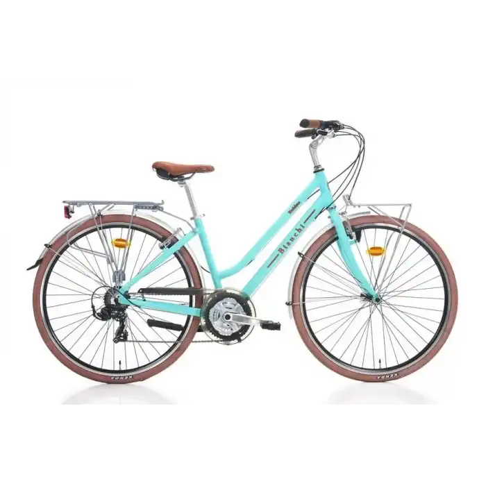 BIANCHI RUBINO KADIN ŞEHİR BİSİKLETİ 430H V 28 JANT 21 VİTES CELESTE GLOSSY