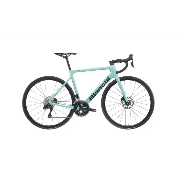 BIANCHI SPRINT 105 DISC DI2 KARBON ERKEK YOL YARIŞ BİSİKLETİ 503H HD 28 JANT 12 VİTES CELESTE