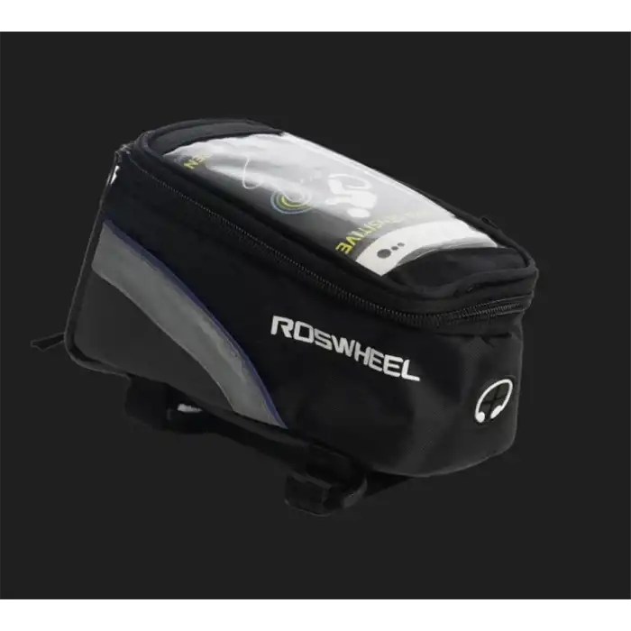 XBYC 896 BİSİKLET KADRO ÜSTÜ ÇANTA SİYAH MAVİ