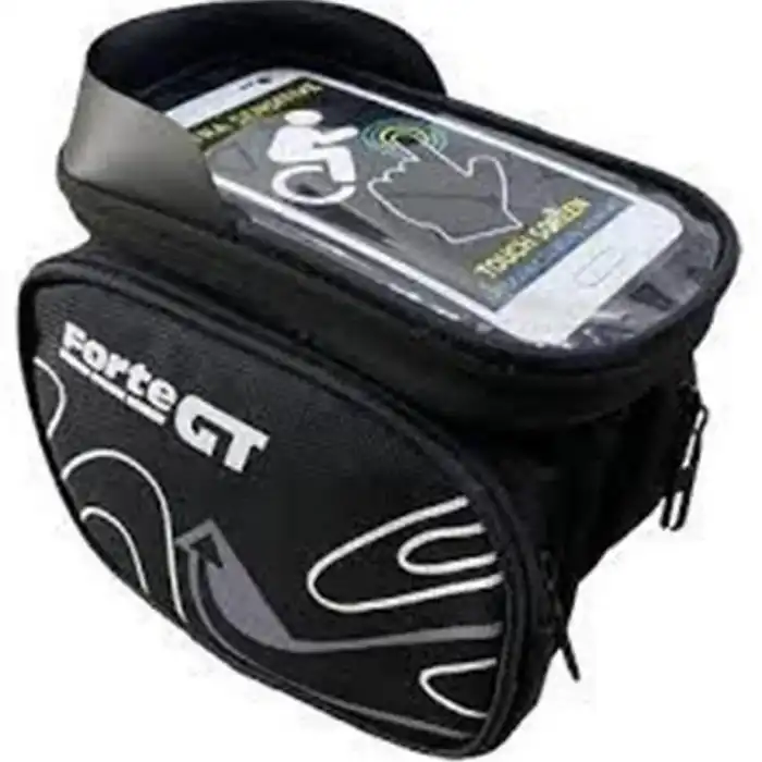 XBYC 841 BİSİKLET KADRO ÜSTÜ ÇANTA SİYAH GRİ