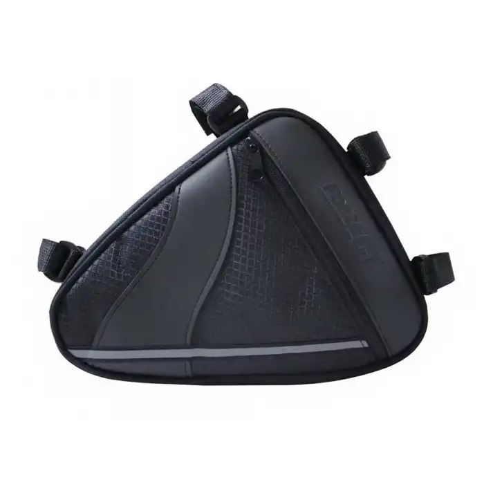 XBYC 826 BİSİKLET ÜÇGEN ÇANTA SİYAH GRİ