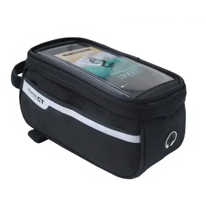 XBYC 825 BİSİKLET KADRO ÜSTÜ ÇANTA SİYAH GRİ