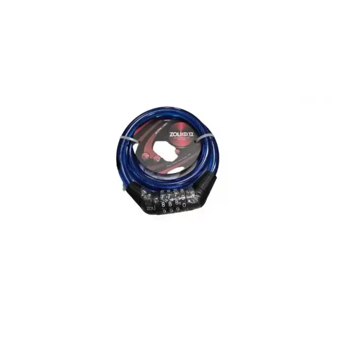 ZOLİ 12X1000 BİSİKLET ŞİFRELİ KİLİT XBYC 4522 MAVİ