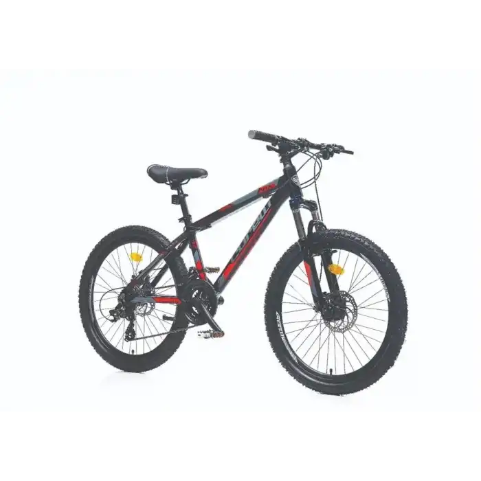 CORELLİ VIA 2.1 ERKEK DAĞ BİSİKLETİ 460H MD 27.5 JANT 21 VİTES SİYAH KIRMIZI GRİ