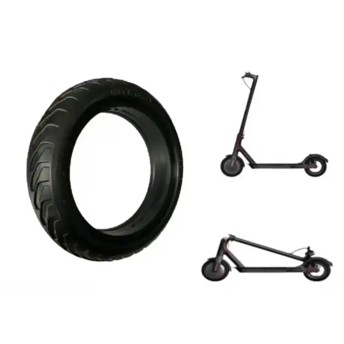 TEX  E-SCOOTER YUMUŞAK DOLGULU 8.5 INCH DIŞ LASTİK SİYAH