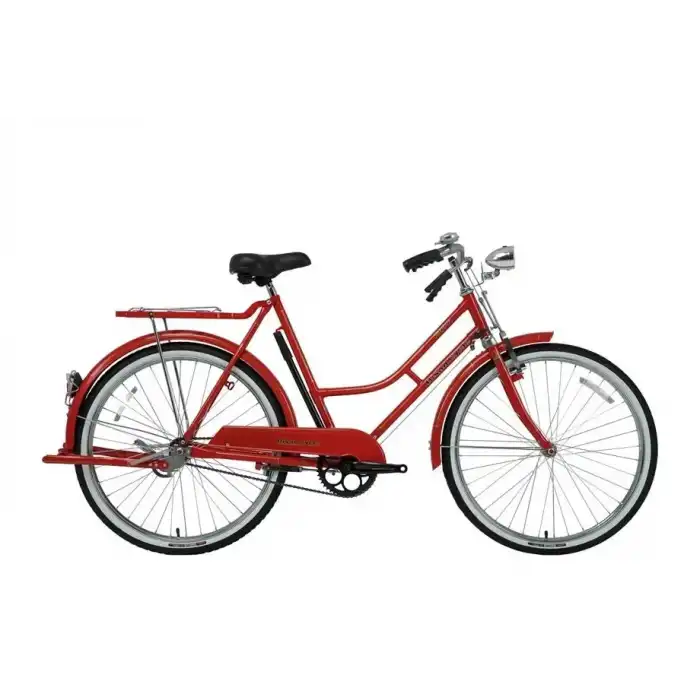BİSAN ROADSTAR CLASSIC KADIN HİZMET BİSİKLETİ 57CM V 26 JANT 1 VİTES KIRMIZI SİYAH GOLD