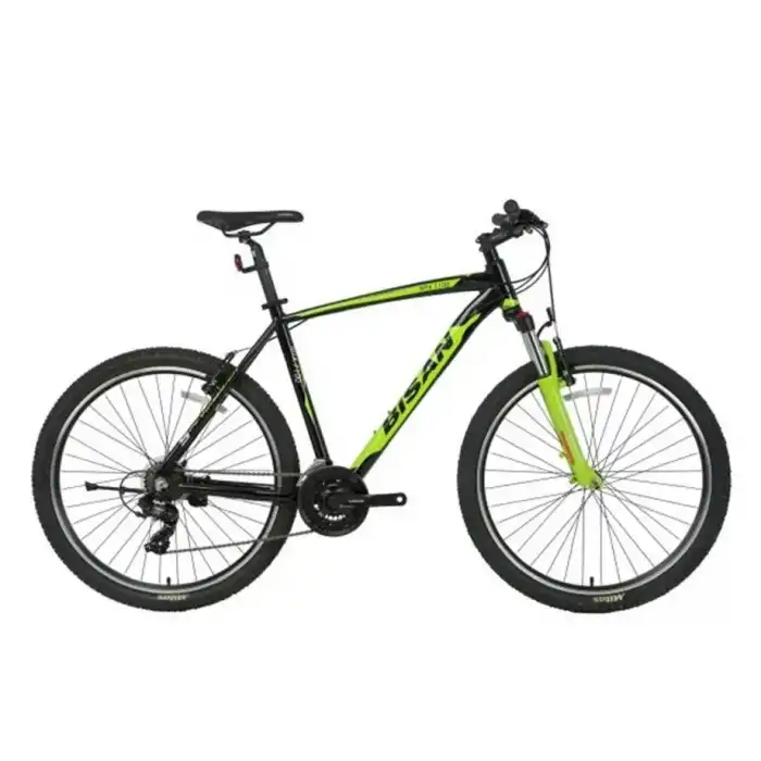 BİSAN MTX 7100 ERKEK DAĞ BİSİKLETİ 53CM V 27.5 JANT 21 VİTES SİYAH YEŞİL