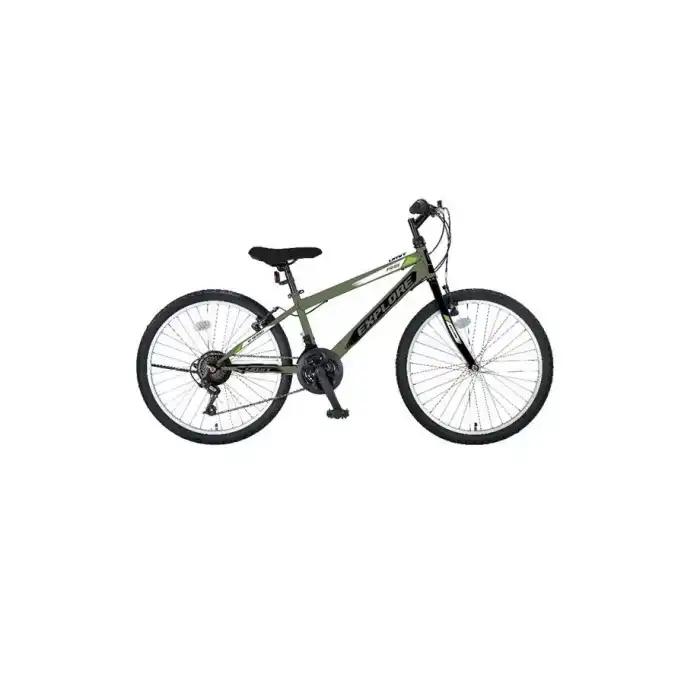 ÜMİT 2433 EXPLORER ERKEK DAĞ BİSİKLETİ V 24 JANT 21 VİTES YEŞİL SİYAH