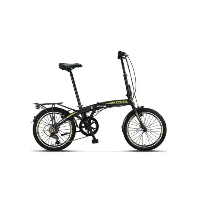 ÜMİT 2036 FOLDING KATLANIR BİSİKLET V 20 JANT 6 VİTES BLACK ANTRACİTE GOLD
