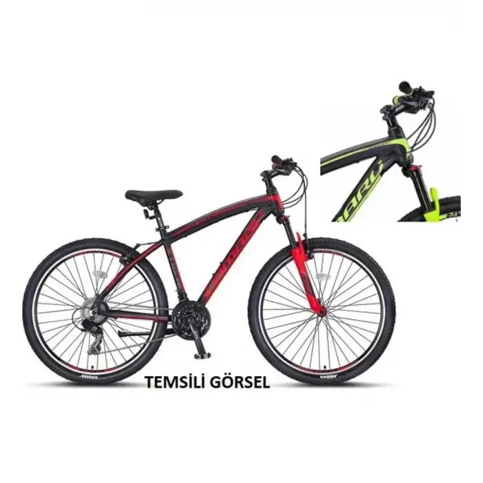 ÜMİT 2762 CAMARO M ERKEK DAĞ BİSİKLETİ 459H V 27.5 JANT 21 VİTES SİYAH LİME