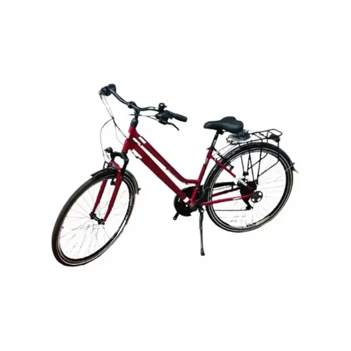 ÜMİT 2833 VENTURA KADIN ŞEHİR BİSİKLETİ 430H V 28 JANT 21 VİTES BORDO BEYAZ