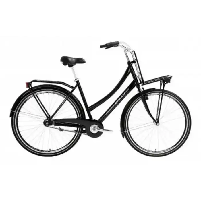 BİSAN FLUANTE C KADIN ŞEHİR BİSİKLETİ 52CM V 28 JANT 1 VİTES PARLAK SİYAH SİLVER