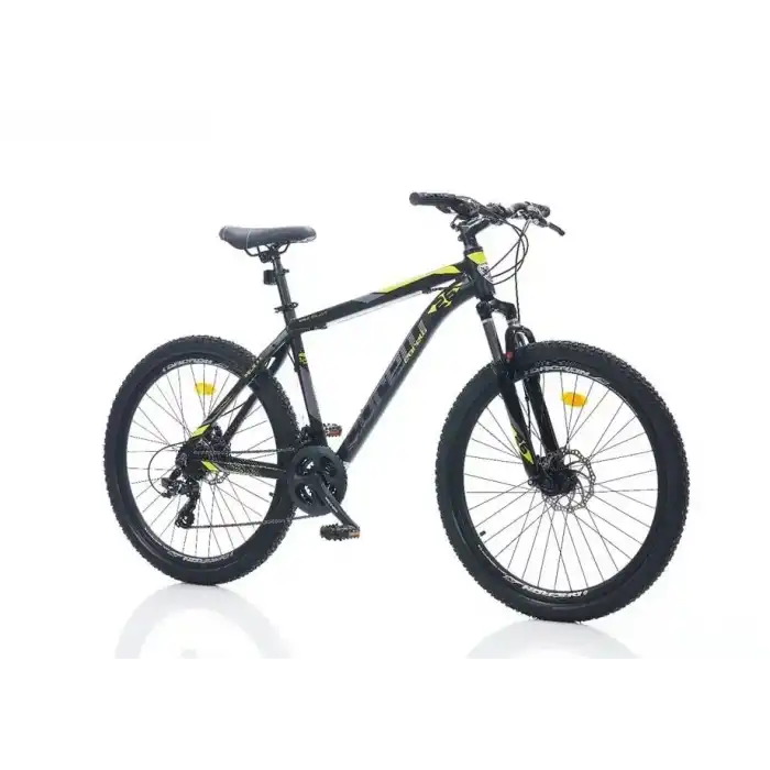 CORELLİ FELİX 2.0 ERKEK DAĞ BİSİKLETİ 330H MD 26 JANT 24 VİTES SİYAH SARI GRİ