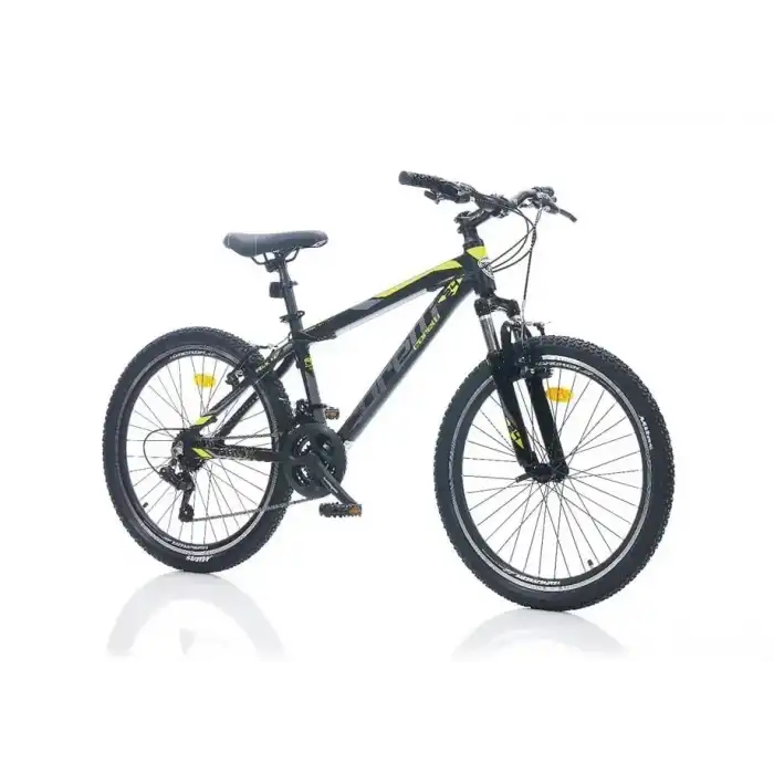 CORELLİ FELİX 3.2 ERKEK DAĞ BİSİKLETİ 310H V 24 JANT 21 VİTES SİYAH SARI GRİ