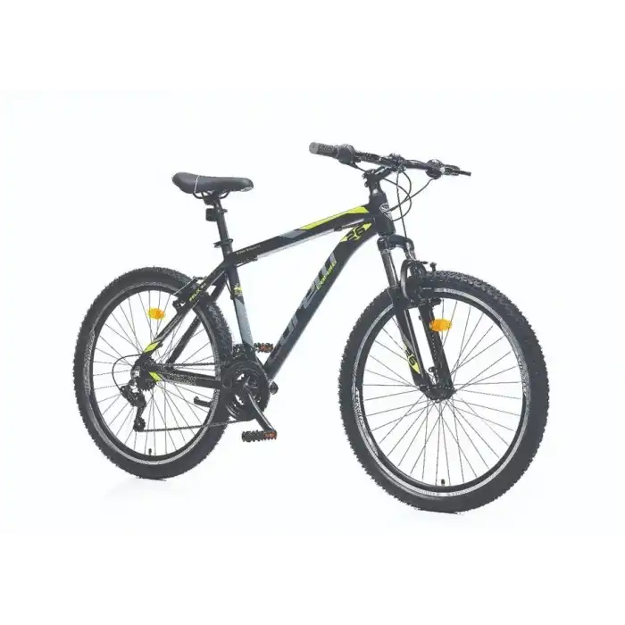 CORELLİ FELİX 3.0 ERKEK DAĞ BİSİKLETİ 380H V 26 JANT 21 VİTES SİYAH SARI GRİ