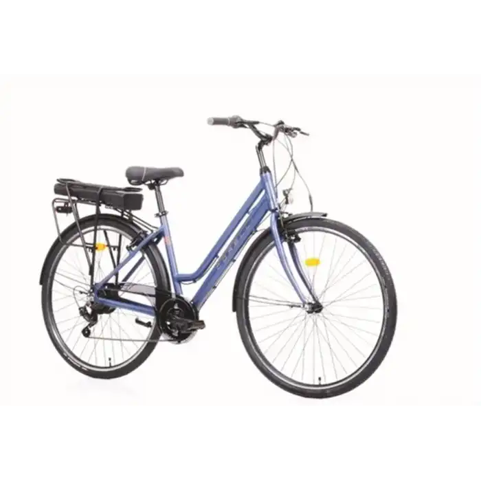 CORELLİ E-CLARA ELEKTRİKLİ KADIN ŞEHİR BİSİKLETİ 46CM V 28 JANT 7 VİTES MAT SİYAH