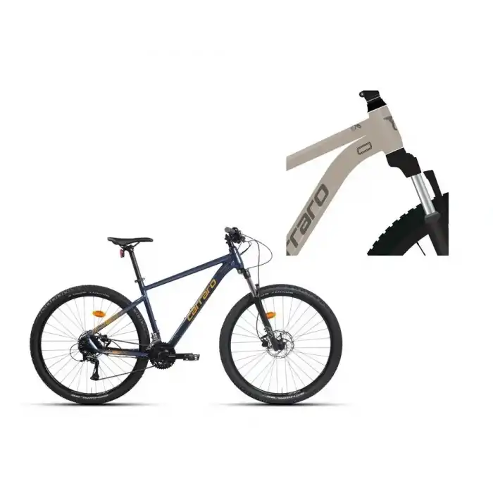 CARRARO CRX 924 ERKEK DAĞ BİSİKLETİ 520H HD 29 JANT 24 VİTES GÜL GRİ KOYU GRİ