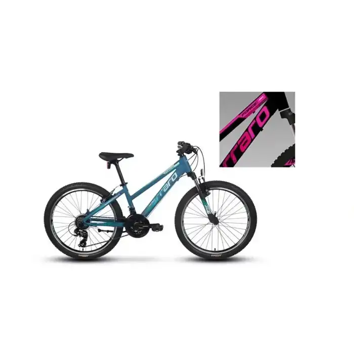 CARRARO FORCE 401 KADIN DAĞ BİSİKLETİ 325H V 24 JANT 21 VİTES MAT SİYAH FUŞYA BEYAZ