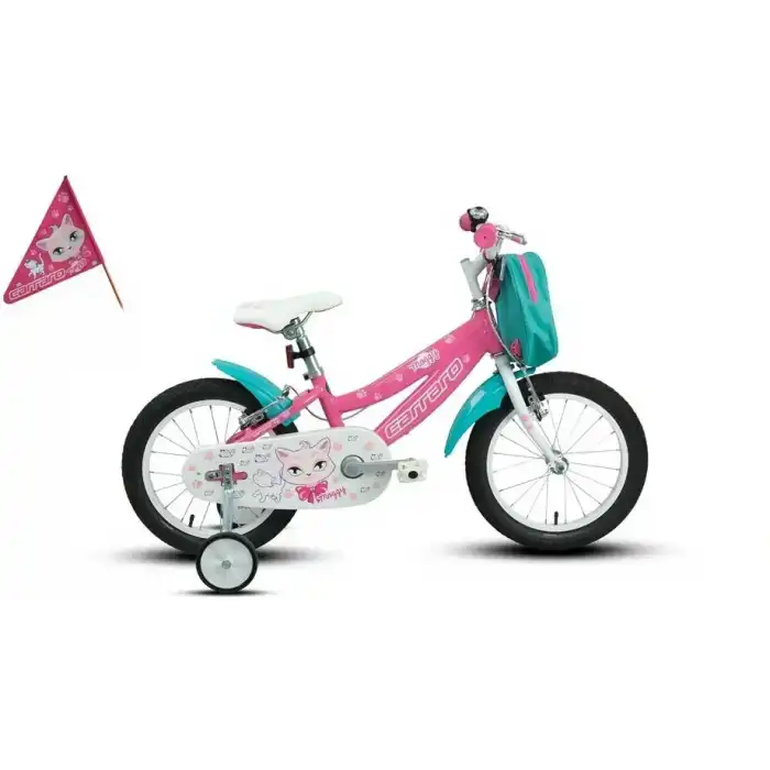 CARRARO MOGGY KIZ ÇOCUK BİSİKLETİ 250H V 20 JANT PEMBE BEYAZ TURKUAZ