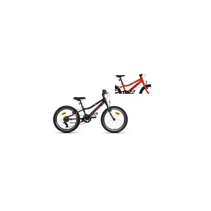 CARRARO RED EAGLE ERKEK ÇOCUK BİSİKLETİ 230H 6 VİTES V 20 JANT KIRMIZI SİYAH