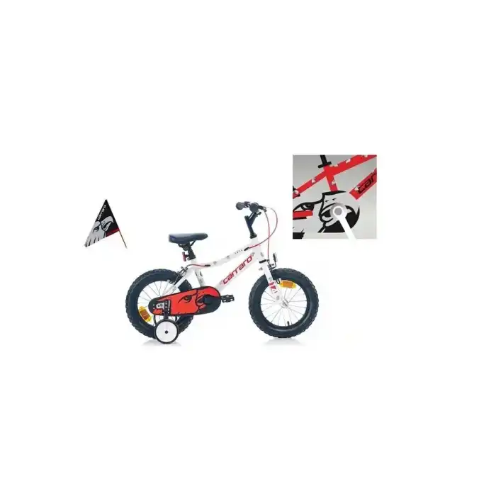 CARRARO RED EAGLE ERKEK ÇOCUK BİSİKLETİ 230H V 14 JANT KIRMIZI SİYAH