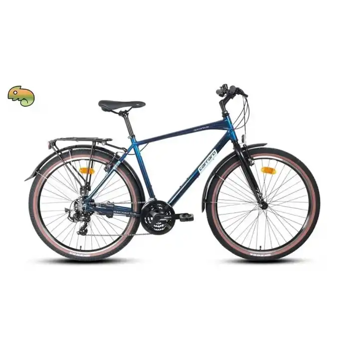 CARRARO SPORTIVE 721 ERKEK ŞEHİR BİSİKLETİ 457H V 27.5 JANT 21 VİTES MAVİ MOR YEŞİL BUKALEMUN TURKUAZ