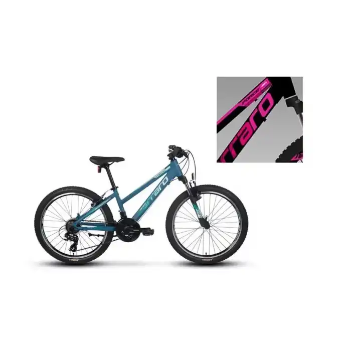 CARRARO FORCE 401 KADIN DAĞ BİSİKLETİ 325H V 24 JANT 21 VİTES MAT SİYAH FUŞYA BEYAZ