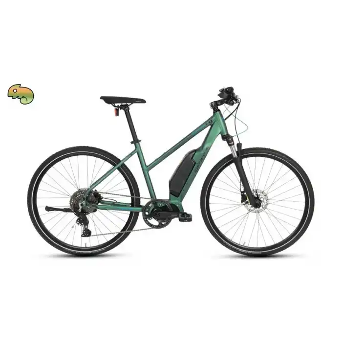 CARRARO E-SPORTIVE 6.7 KADIN ŞEHİR BİSİKLETİ 480H HD 28 JANT 9 V HD MAT MAVİ YEŞİL BUKALEMUN SİYAH BEYAZ